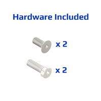 41-180-1SS MODULAR SOLUTIONS TIE PLATE 45MM X 90MM X 6MM FLUSH FLAT WITH STAINLESS STEEL HARDWARE